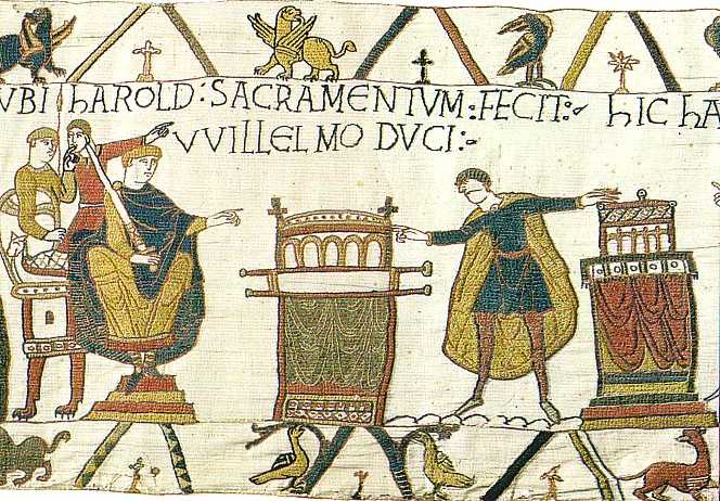 Harold swears on holy relics to be William's man in England