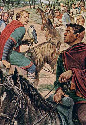 William meets Harold Godwinson near Eu