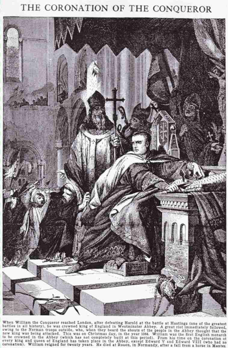 William at his crowning