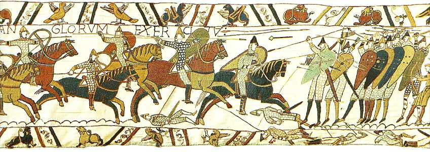 Opening charge of Norman cavalry at Hastings