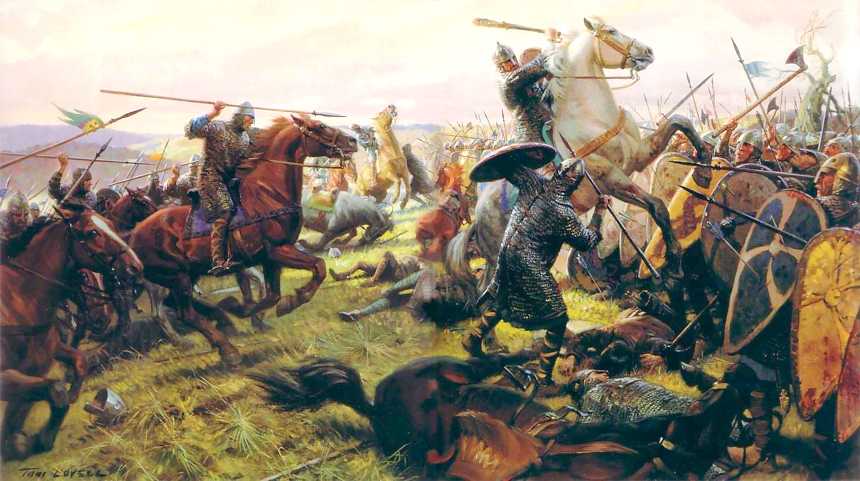 Norman cavalry charge